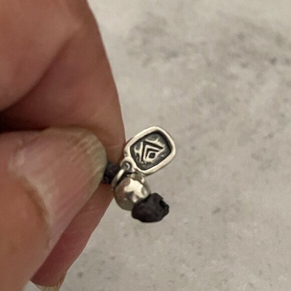 Silpada Sweet Deal Sterling Silver CZ Sliding Cord Bracelet B2418 Adjustable - Picture 7 of 7